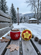 Organic Cotton Christmas Hot Chocolate Baby Rattle