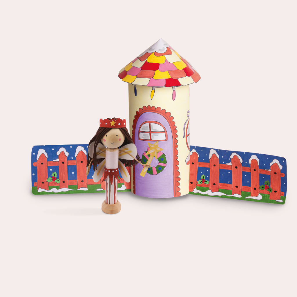 Christmas Fairy Craft Kit Bundle | Make a Fairy & House Set