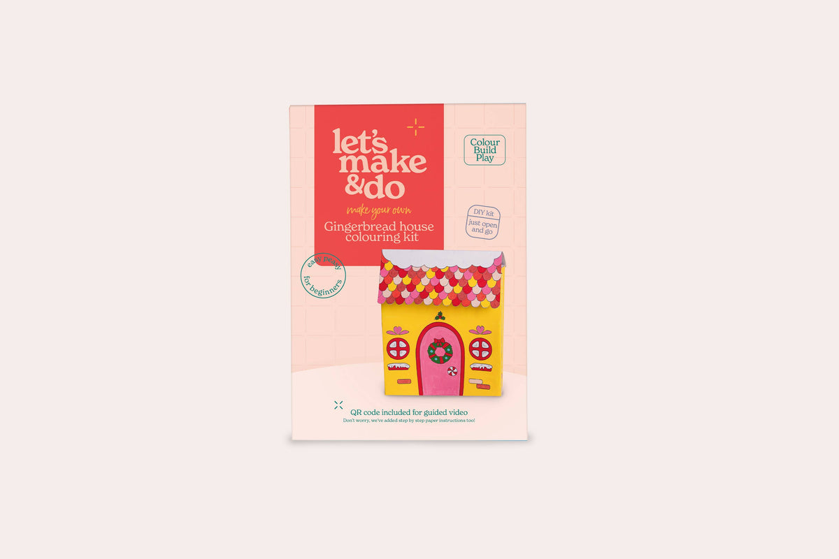 Christmas Santa & Gingerbread House Craft Kit Bundle