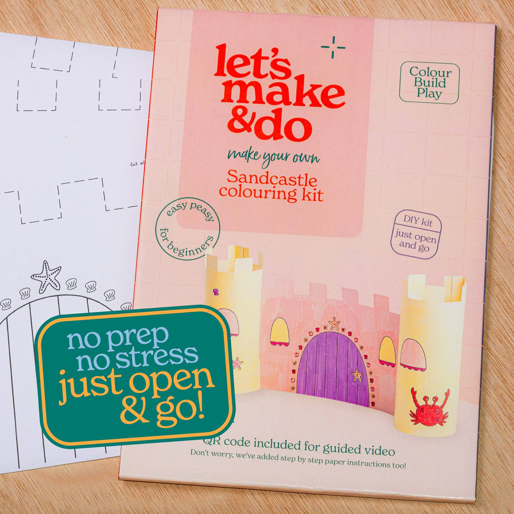 Mermaid Craft Bundle | Mermaid Peg Doll & Sandcastle Kit