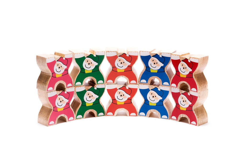 Christmas Santa Wooden Stacking Toy