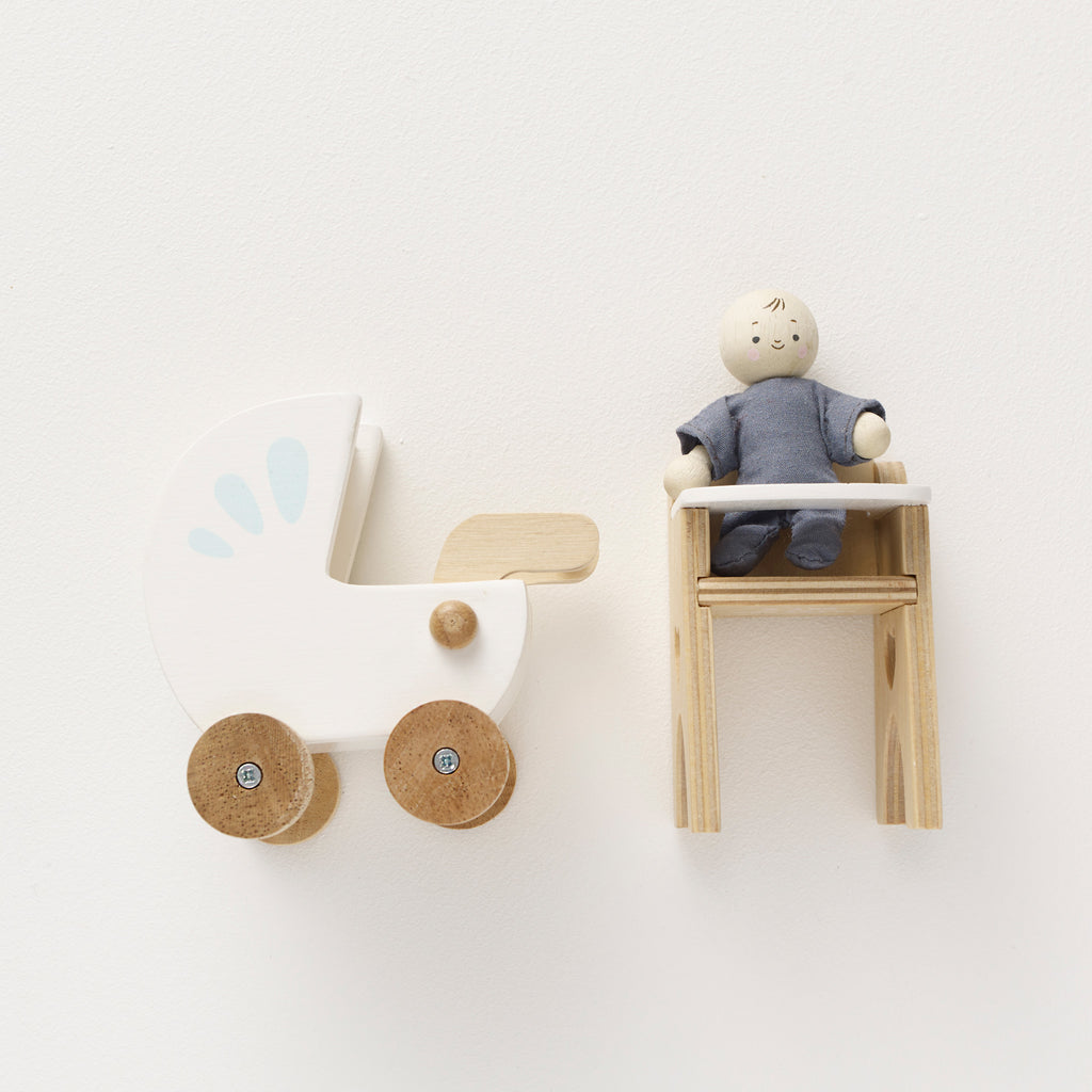 Dolls House Baby and Nursery Set