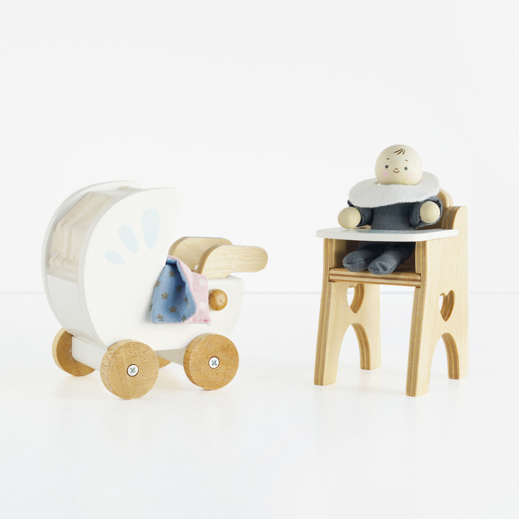 Dolls House Baby and Nursery Set