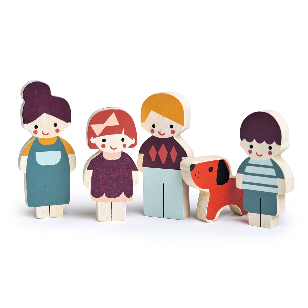 Mentari Doll Family with Dog