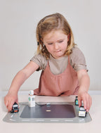 Smart car set for encouraging creative play - Froglet Toys
