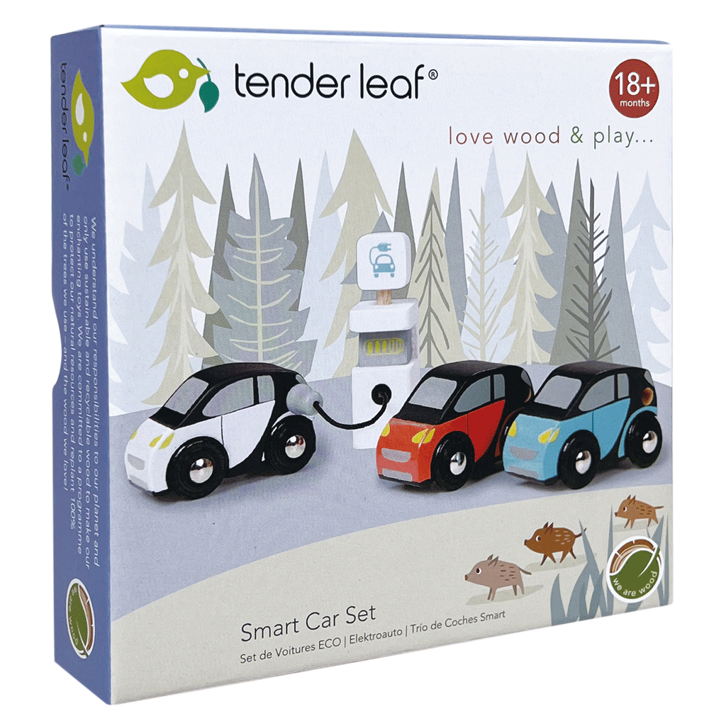 Smart car set for encouraging creative play - Froglet Toys
