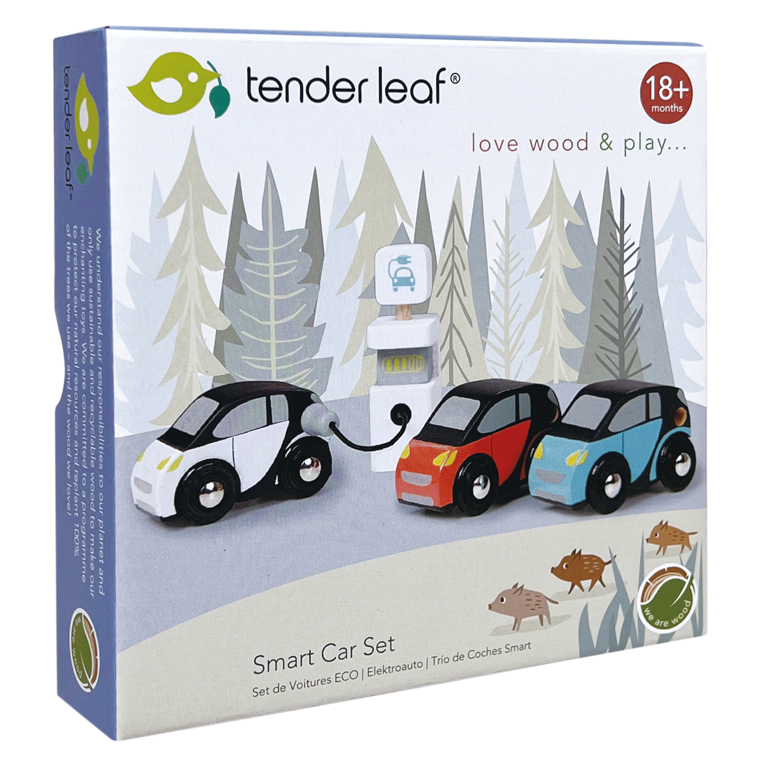 Smart car set for encouraging creative play - Froglet Toys
