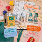 Mermaid Craft Bundle | Mermaid Peg Doll & Sandcastle Kit