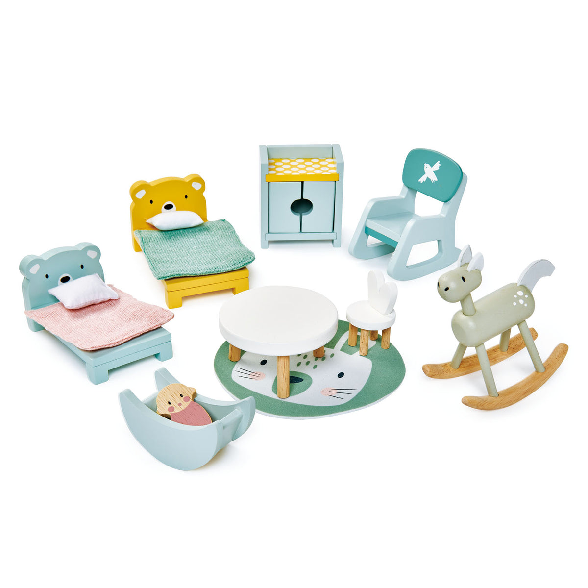 Doll Family and Furniture Bundle